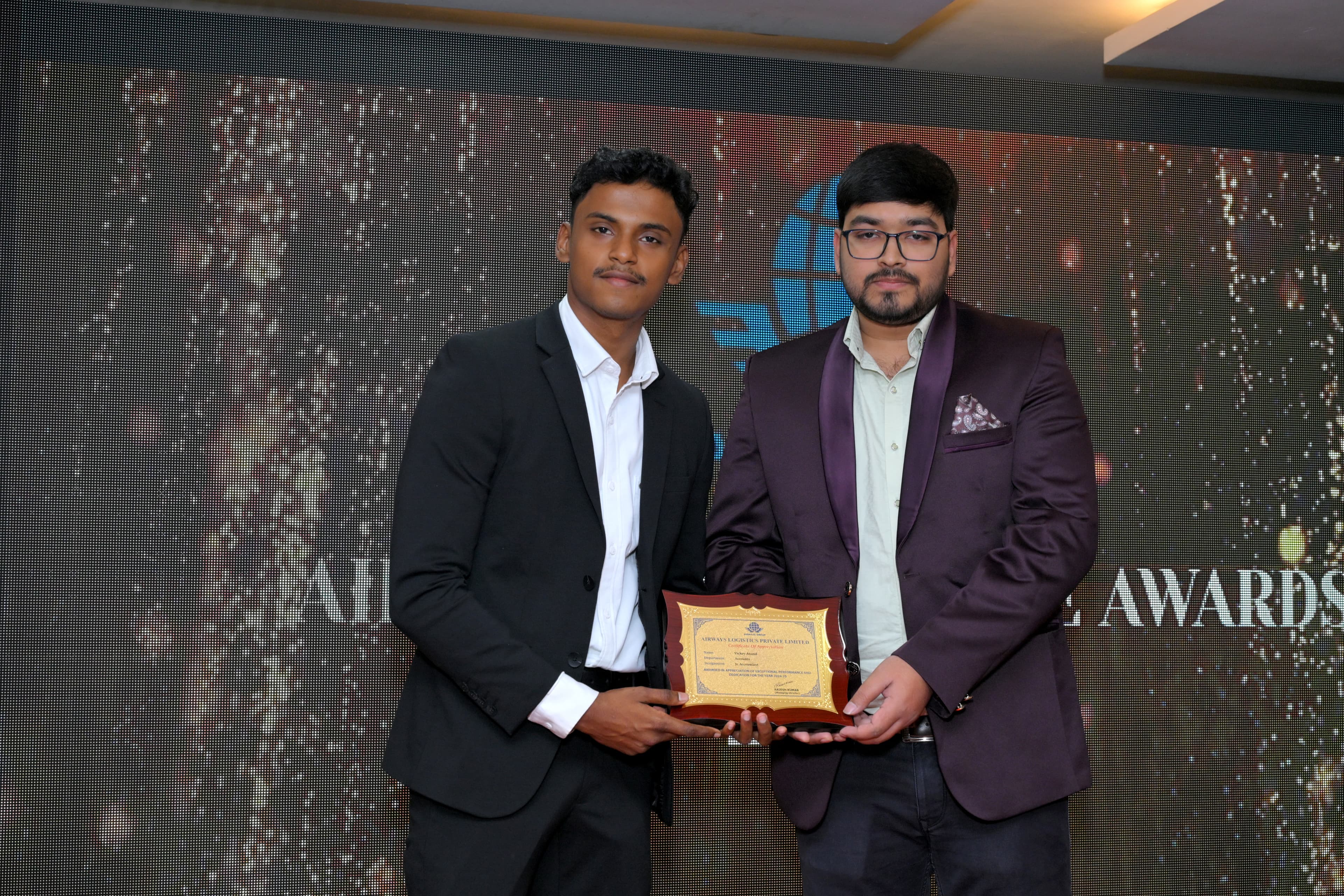Airways Logistics Employee Achievement Award Photo
